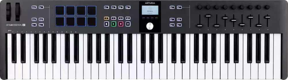 Arturia Keylab Essential Mk3 61 Bk - Controller-Keyboard - Main picture