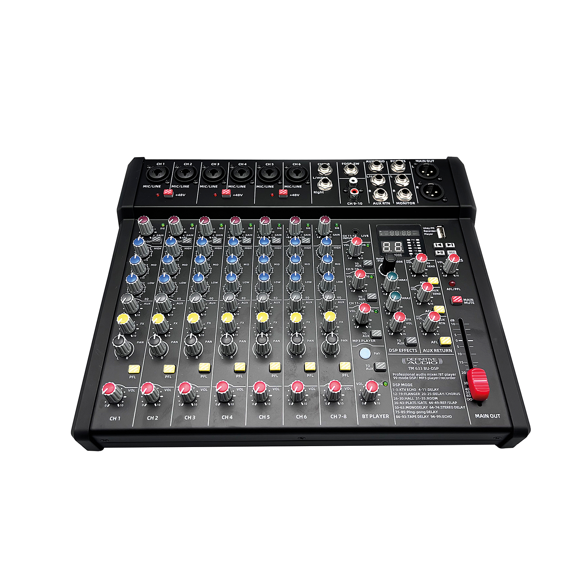 Definitive Audio Tm 633 Bu-dsp - Analog mixing desk - Variation 1