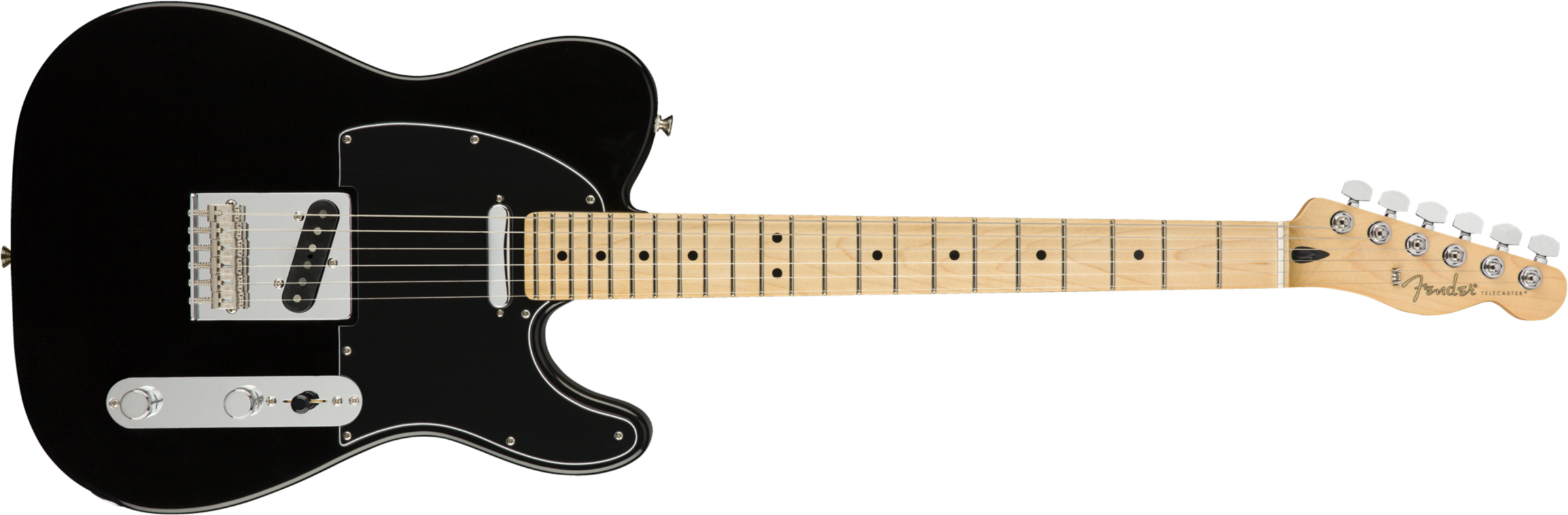 Fender Tele Player Mex Mn - Black - Tel shape electric guitar - Main picture