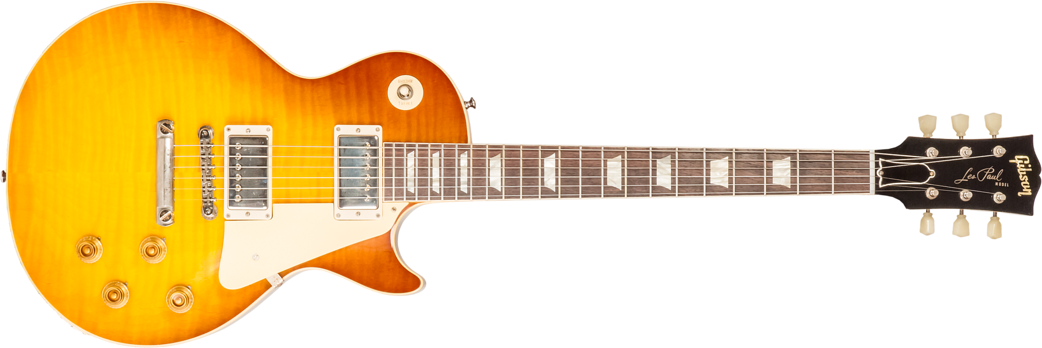 Gibson Custom Shop M2m Les Paul Standard 1959 Reissue 2h Ht Rw #94680 - Murphy Lab Ultra Light Aged  Honey Lemon Fade - Single cut electric guitar - M