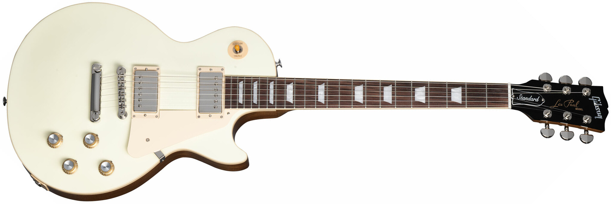 Gibson Les Paul Standard 60s Plain Top 2h Ht Rw - Classic White - Single cut electric guitar - Main picture