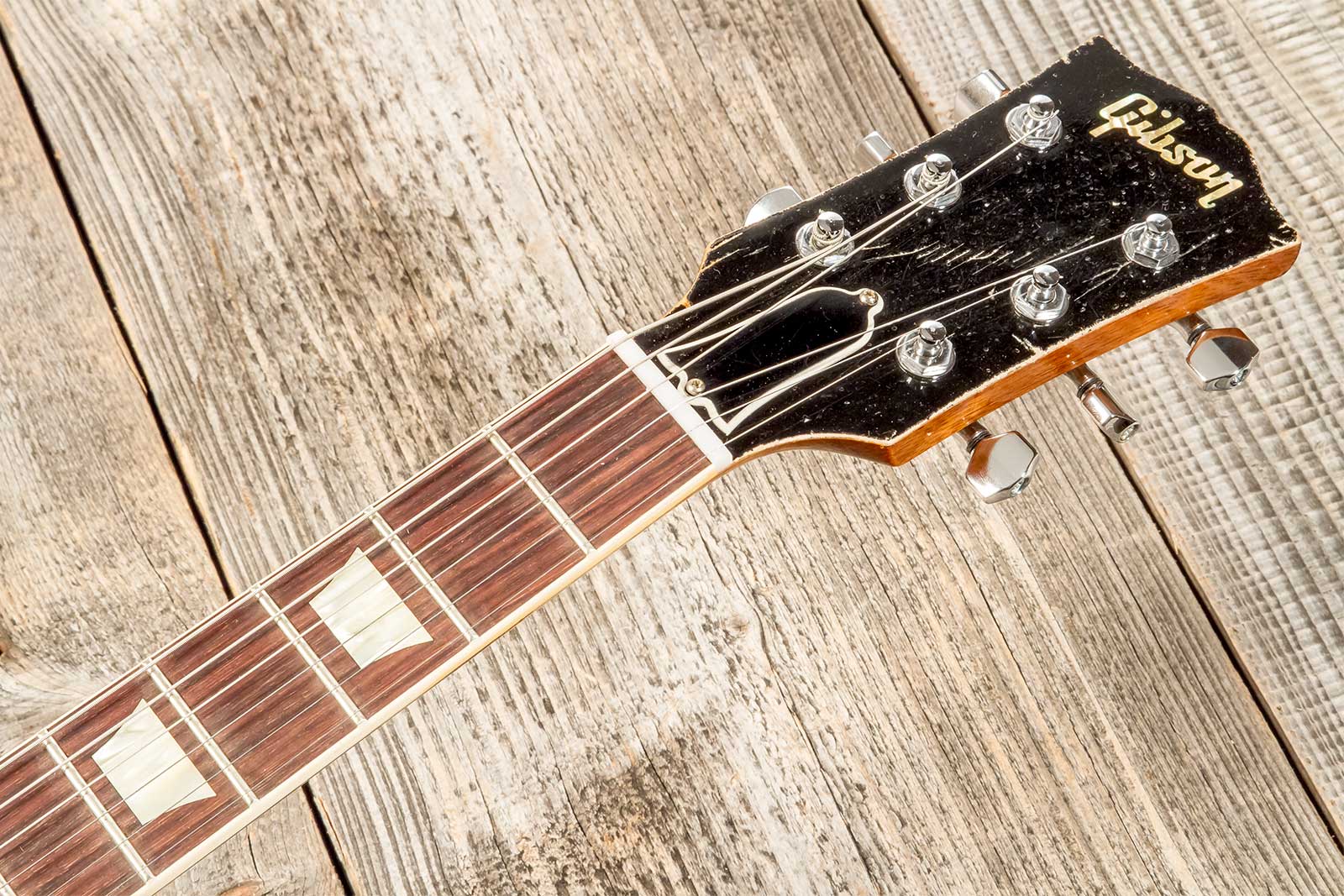 Gibson Custom Shop Kirk Hammett Les Paul Standard Greeny 2h Ht Rw #933631 - Murphy Lab Aged Greeny Burst - Single cut electric guitar - Variation 12