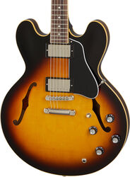 Semi-hollow electric guitar Gibson ES-335 - Vintage burst