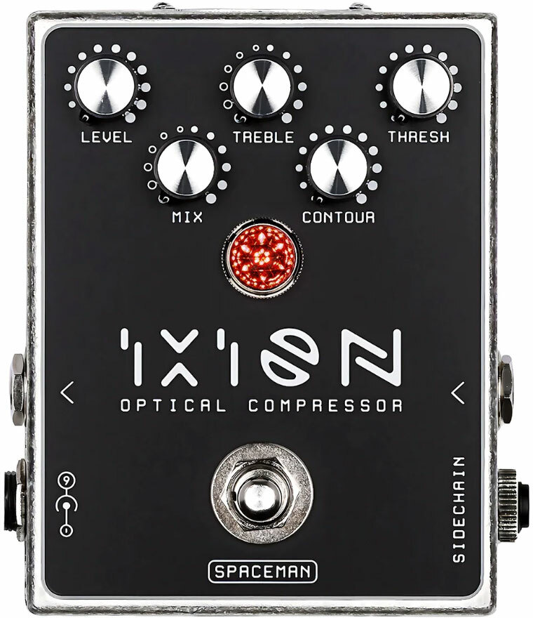 Spaceman Effects Ixion Optical Compressor Silver - Compressor, sustain & noise gate effect pedal - Main picture