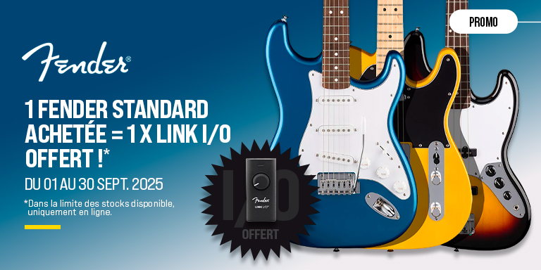 <b><center>1 FENDER PURCHASED = 1 LINK I/O FREE</center></b>