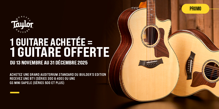 <b><center>BUY 1 TAYLOR = GET 1 GUITAR FREE</center></b>