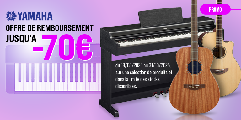 <b><center>YAMAHA, UP TO -70€!</center></b>