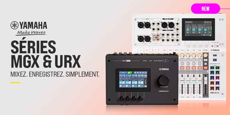 <b><center>YAMAHA MGX & URX – SIMPLE, RELIABLE MIXING</center></b>