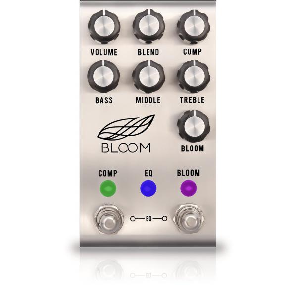 Compressor, sustain & noise gate effect pedal Jackson audio Bloom V2 Silver Compresseur