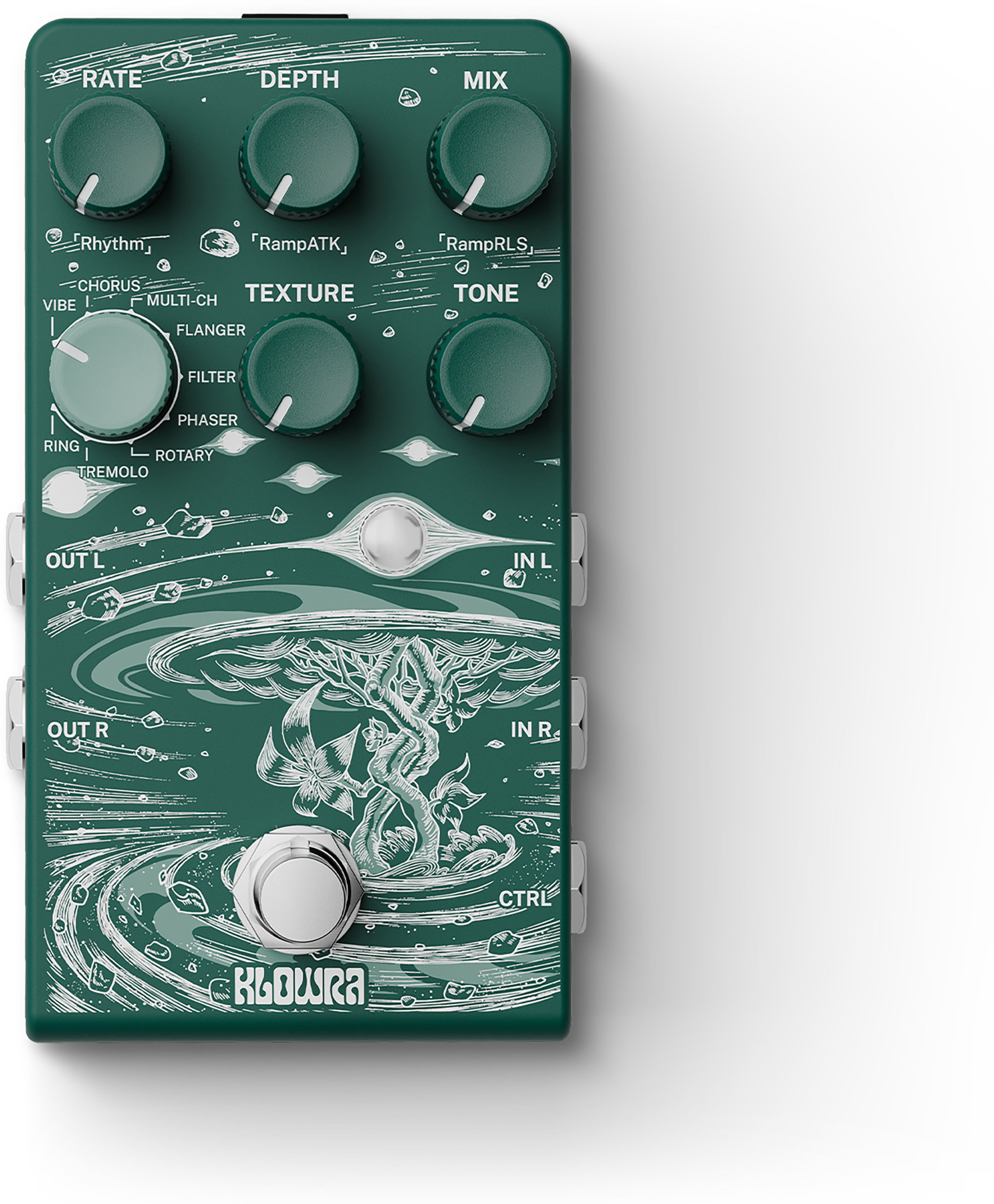 Klowra Kbs-03 Sprout Modulation - Modulation, chorus, flanger, phaser & tremolo effect pedal - Main picture