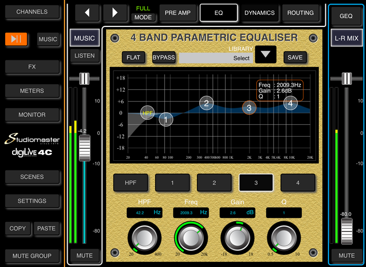 Studiomaster Digilive 4c - Digital mixing desk - Variation 4