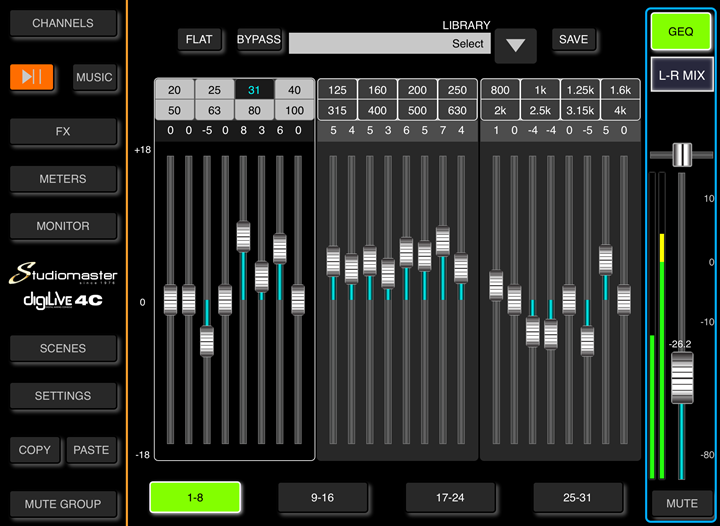 Studiomaster Digilive 4c - Digital mixing desk - Variation 6