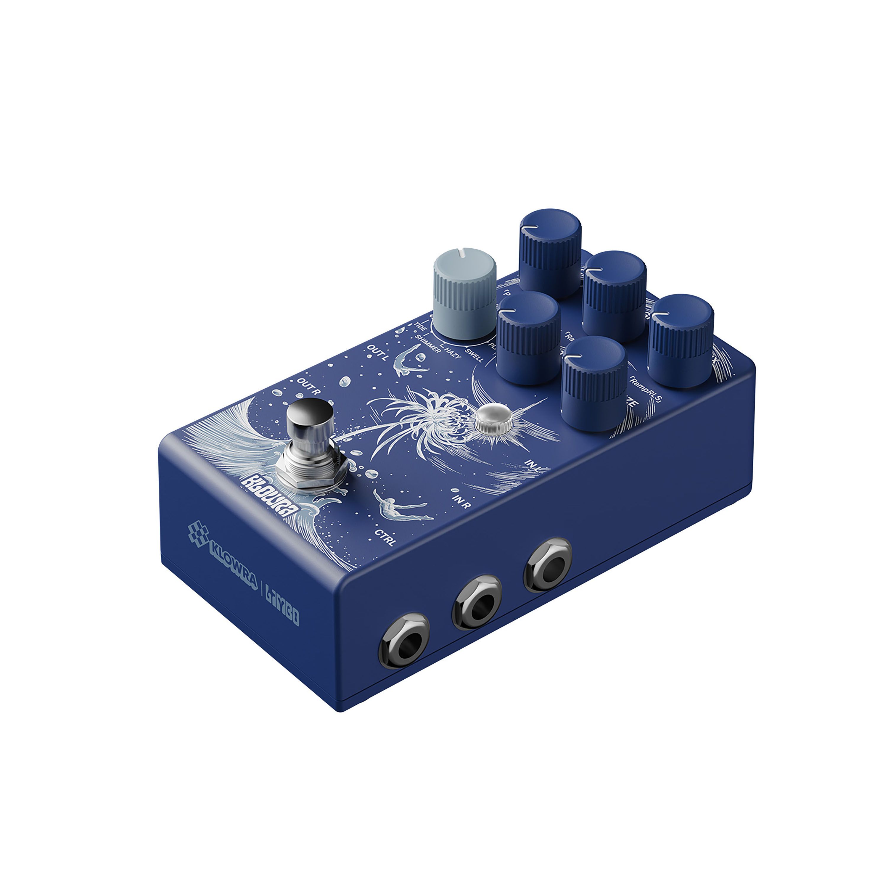 Klowra Kbs-01 Limbo Reverb - Reverb, delay & echo effect pedal - Variation 2