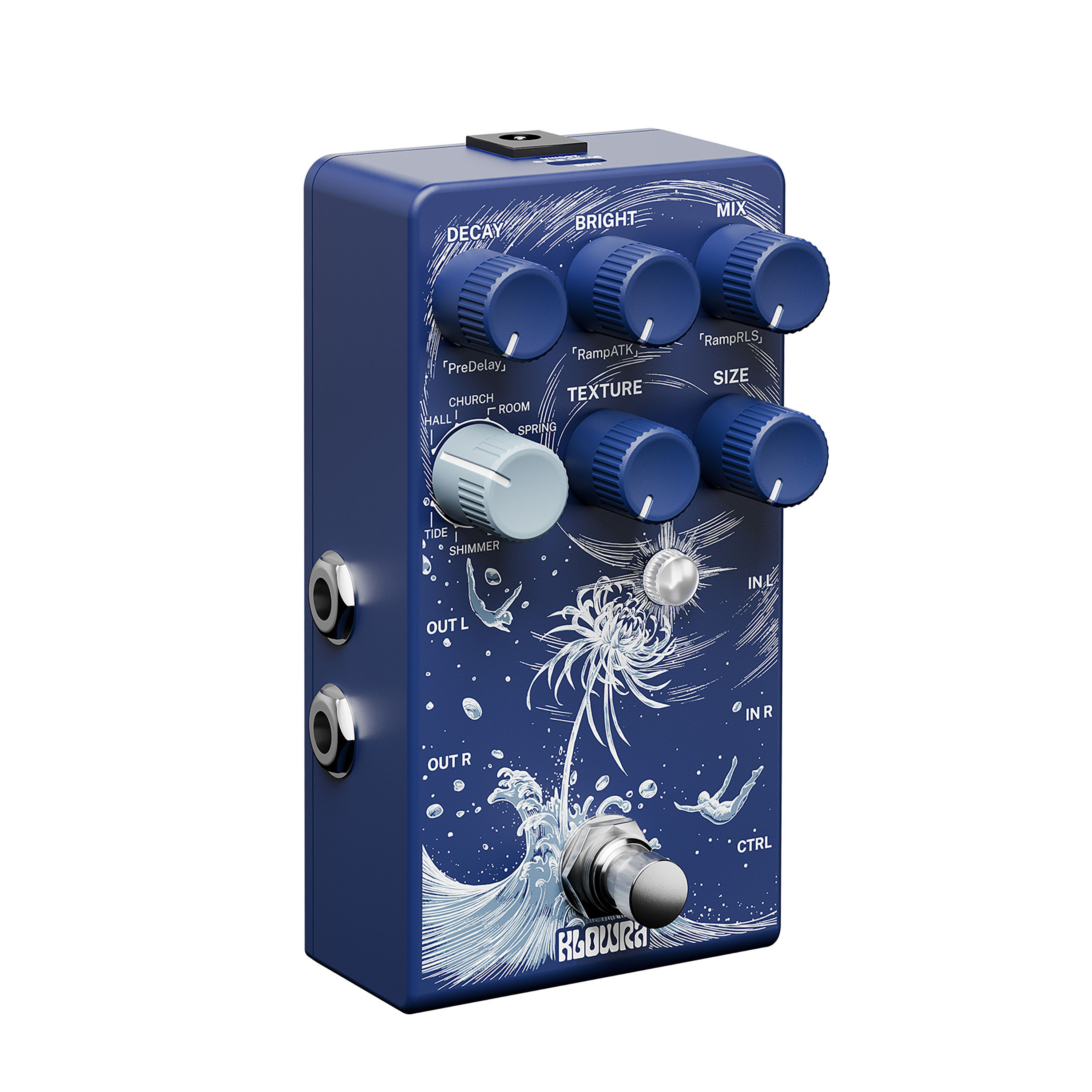 Klowra Kbs-01 Limbo Reverb - Reverb, delay & echo effect pedal - Variation 3