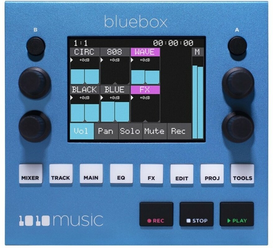 1010music Bluebox - Multi tracks recorder - Main picture