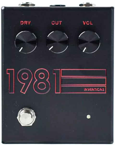 Overdrive, distortion & fuzz effect pedal 1981 inventions DRV no. 3 Preamp/Distortion - MDD