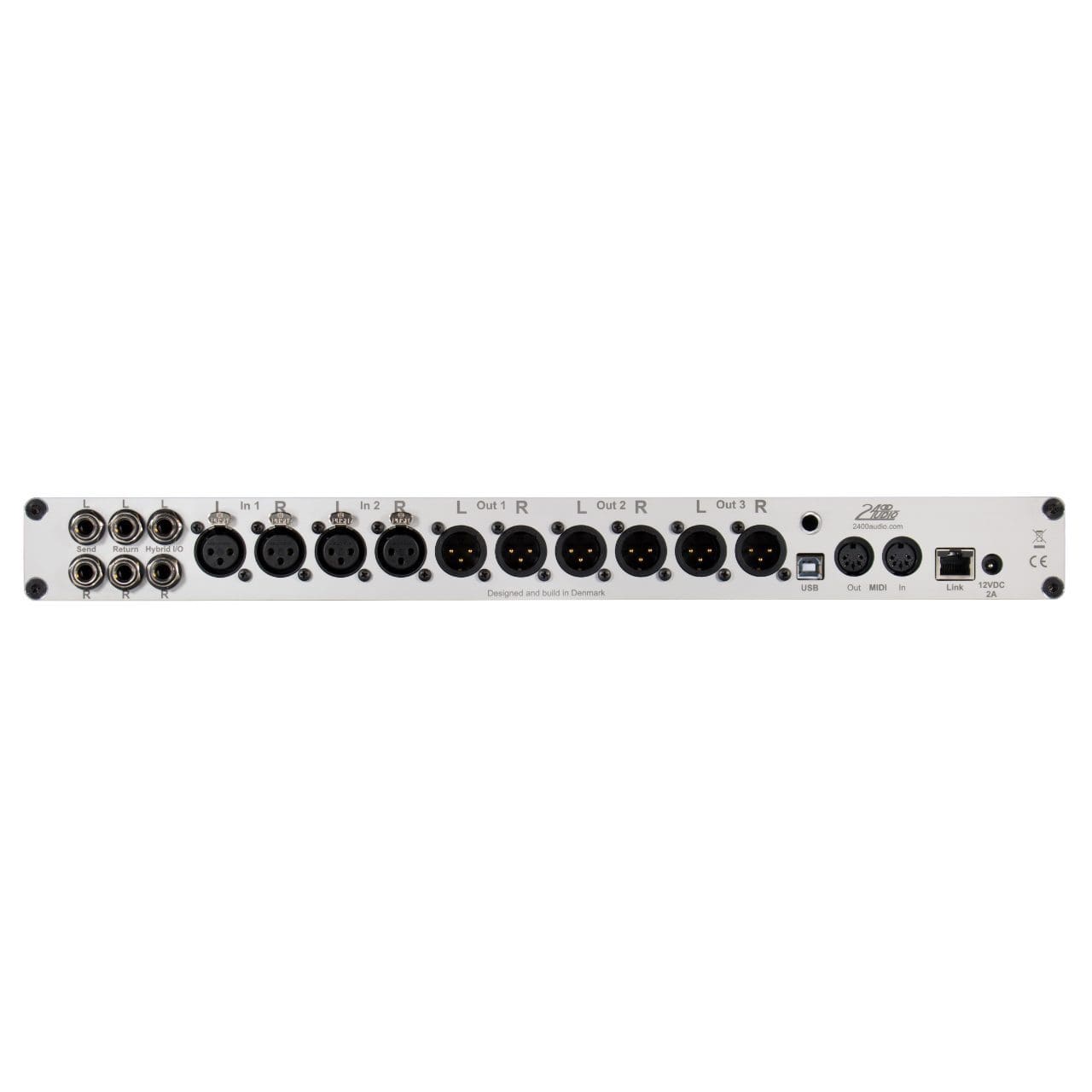 2400 Audio Imperium 1u Stormtrooper White - Monitor Controller - Variation 1