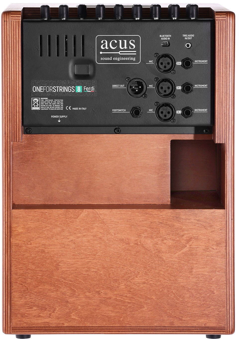 Acus One Forstrings 8ferdi 1x8 + Tweeter 90+50w Cherry Wood - Acoustic guitar combo amp - Variation 2