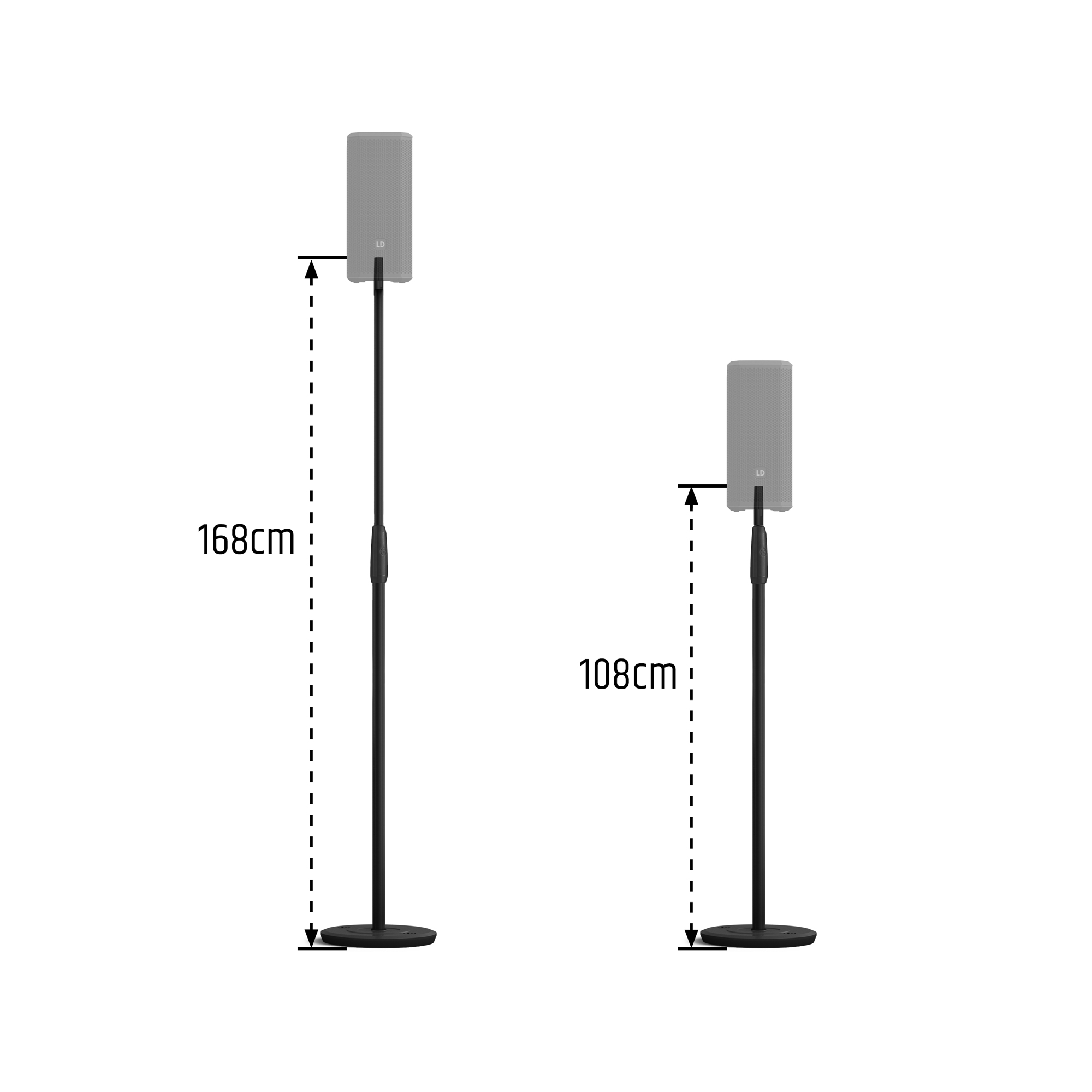 Adam Hall Dave 10 G4x Stand - Speaker stand - Variation 1