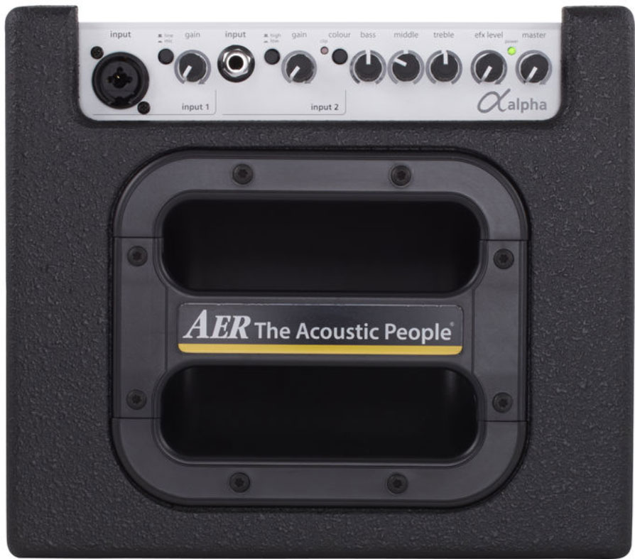 Aer Alpha 40w 1x8 Black +housse - Acoustic guitar combo amp - Variation 2