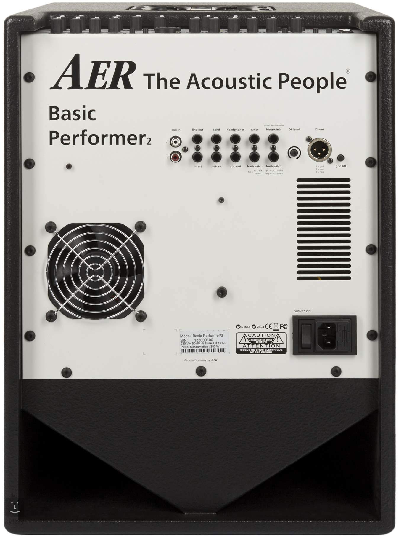 Aer Basic Performer 2 200w 4x8 Black +housse - Bass combo amp - Variation 2
