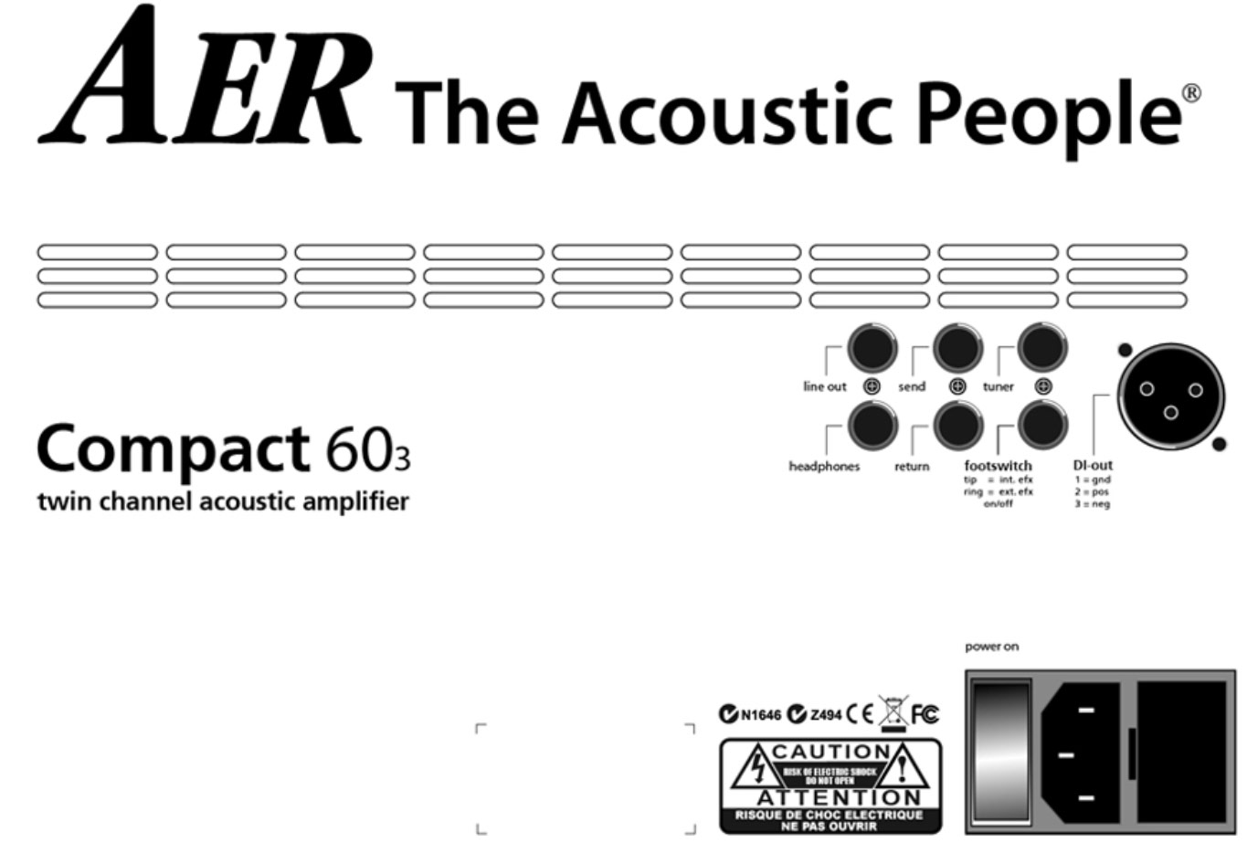 Aer Compact 60/4 Omh - Acoustic guitar combo amp - Variation 2