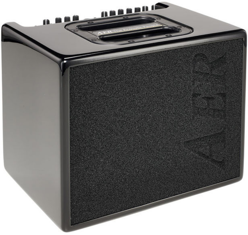 Aer Compact 60/4 60w 1x8 Black High Gloss +housse - Acoustic guitar combo amp - Main picture