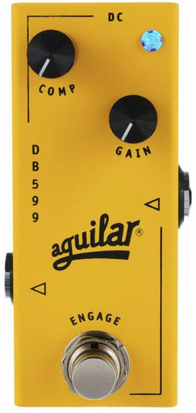 Aguilar Db 599 Bass Compressor - Compressor, sustain & noise gate effect pedal for bass - Main picture