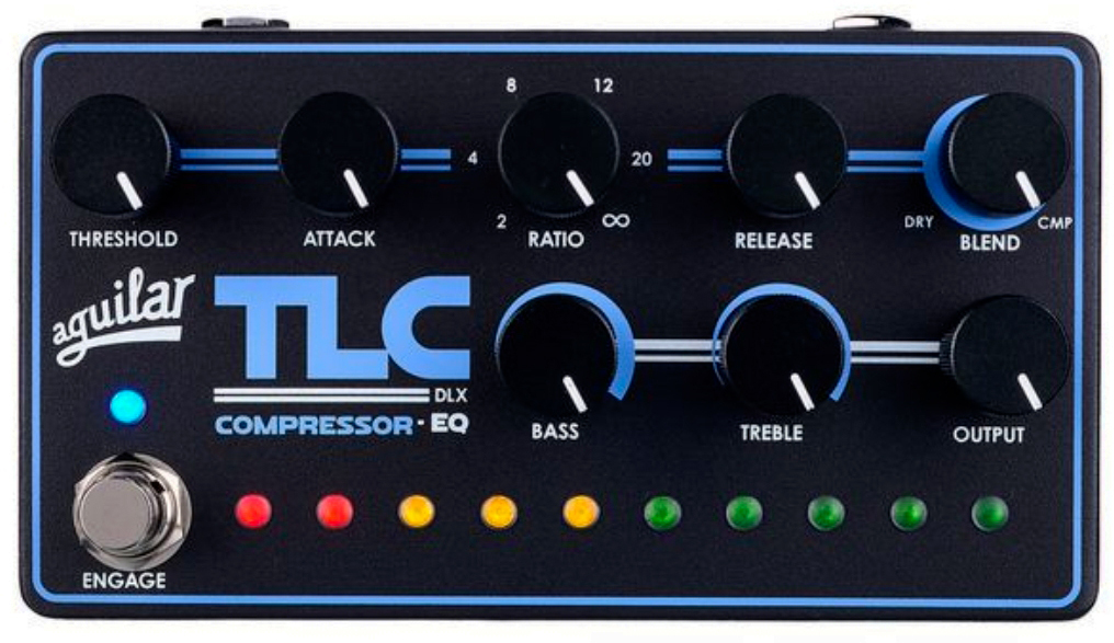 Aguilar Tlc Bass Compressor Eq Dlx - Compressor, sustain & noise gate effect pedal for bass - Main picture