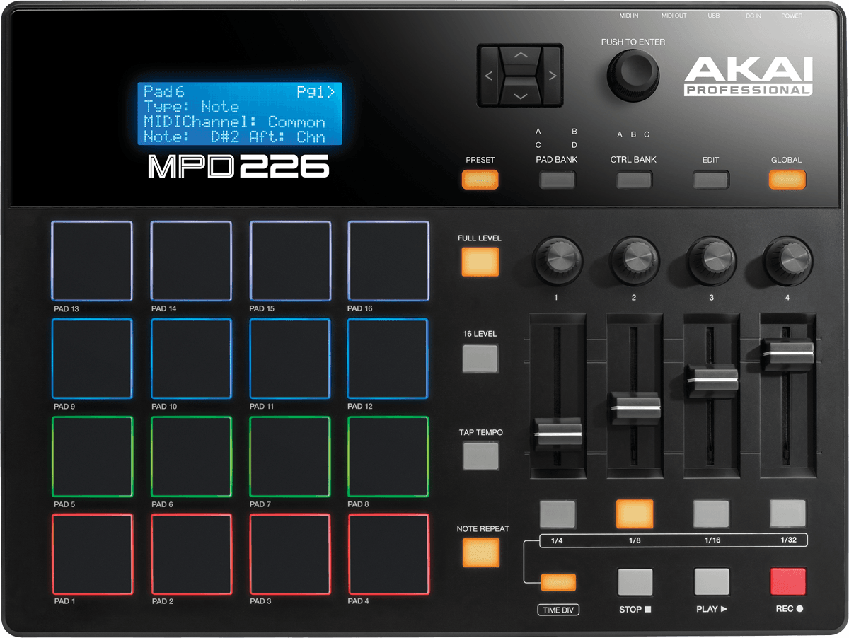 Akai Mpd226 - Midi controller - Main picture