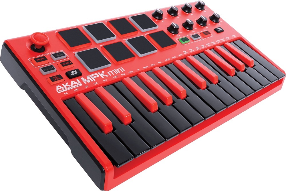 Akai Mpk Mini Mkii - Rouge - Controller-Keyboard - Main picture