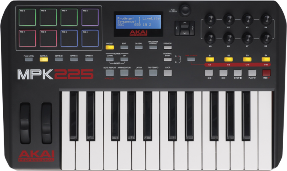 Akai Mpk225 - Controller-Keyboard - Main picture