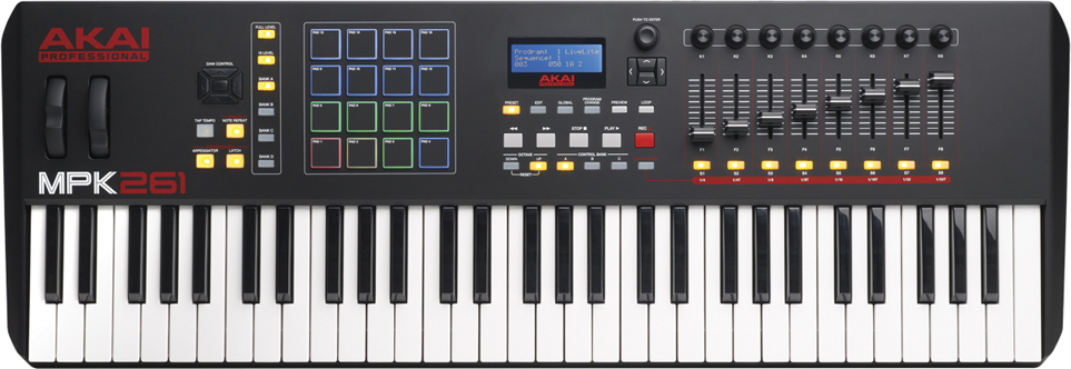 Akai Mpk261 - Controller-Keyboard - Main picture