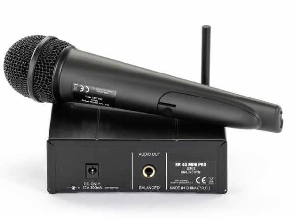 Wireless handheld microphone Akg WMS40 Mini Single Vocal Set - Bande ISM 1