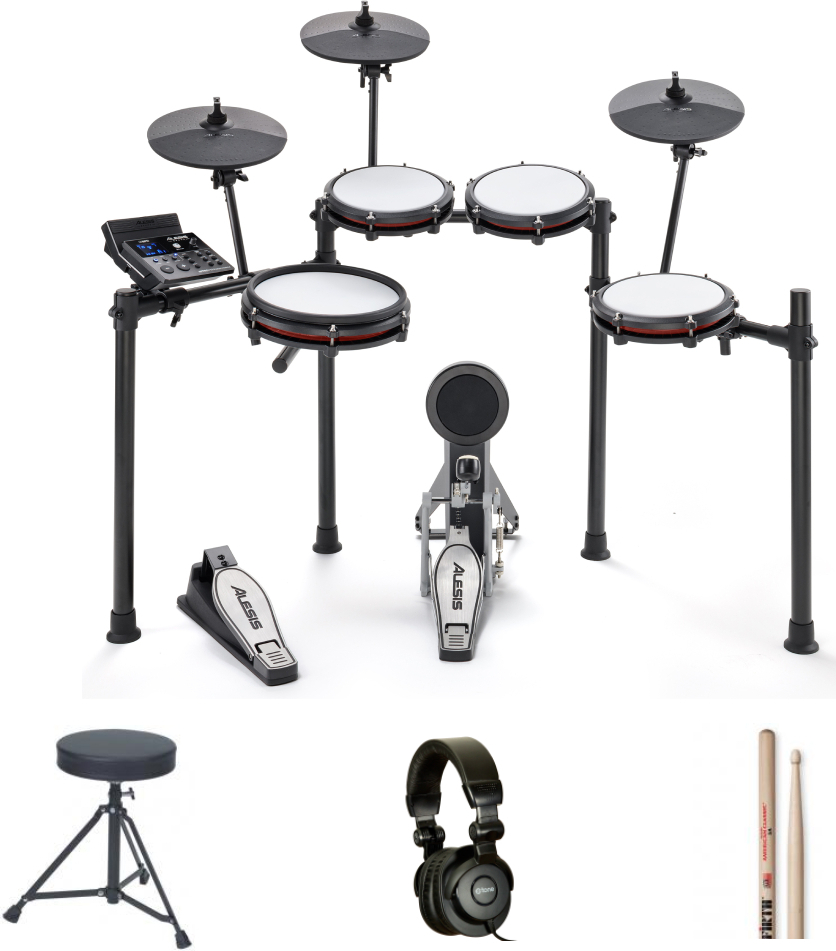 Alesis Nitro Max Bundle Complet - X-hp1 + Dt90 + Vic5a - Electronic drum kit & set - Main picture