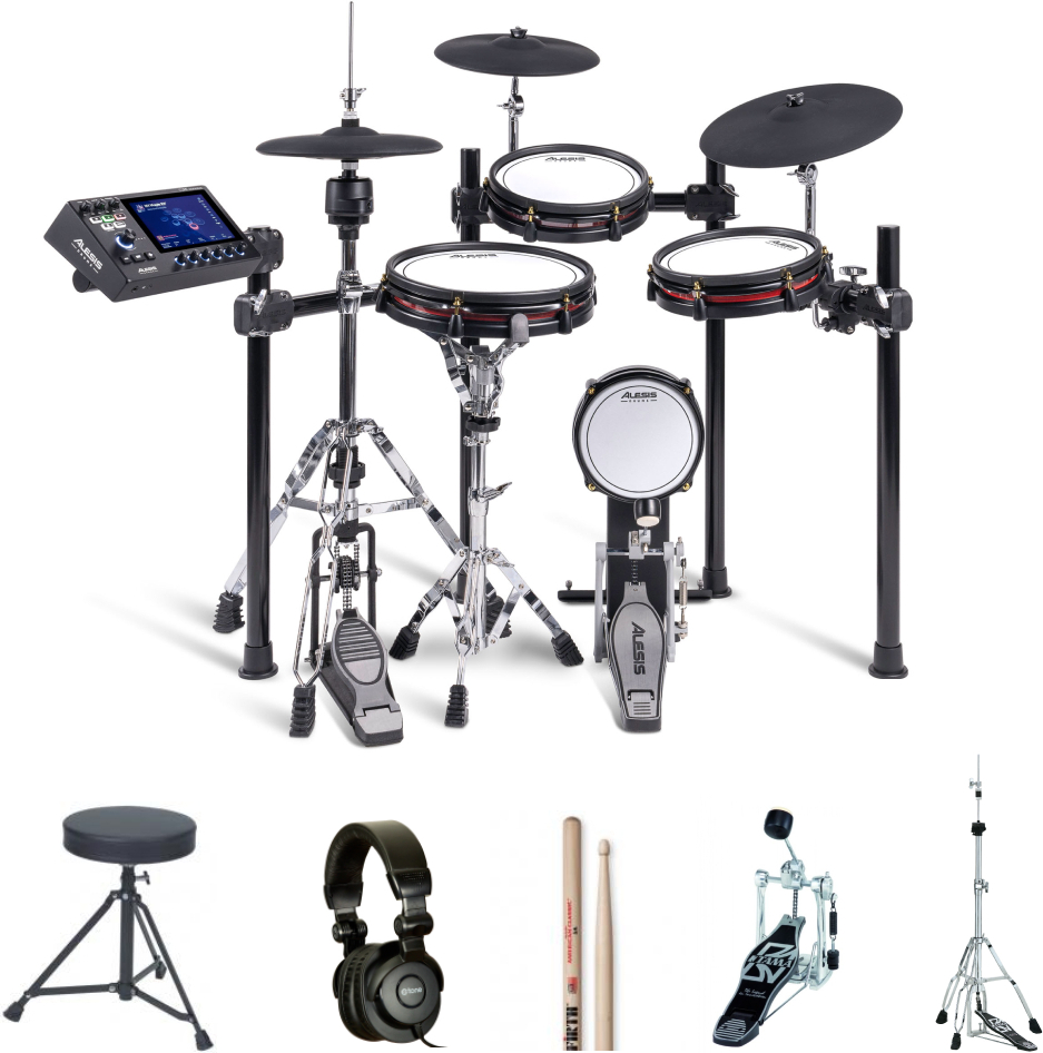 Alesis Strata Club Bundle Complet - X-hp1 + Dt90 + Vic5a + Hh45wn + Hp30 - Drum Promo Set - Main picture