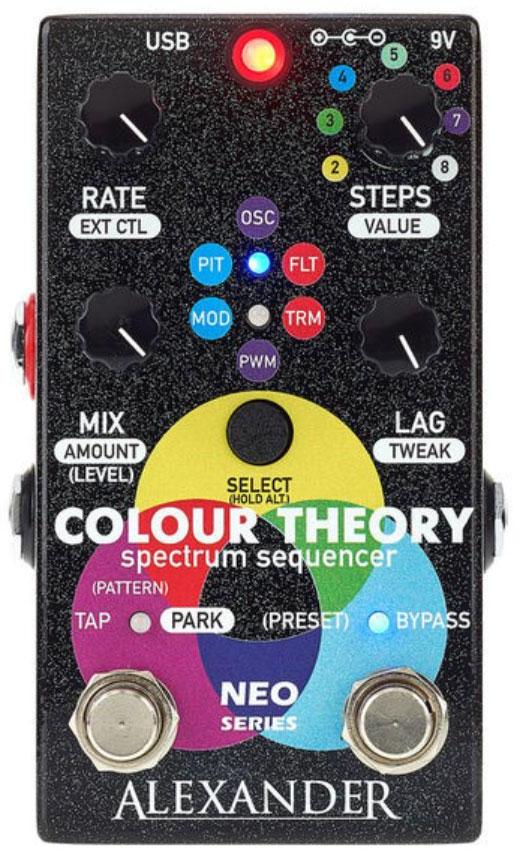 Harmonizer effect pedal Alexander pedals Colour Theory Step Sequencer