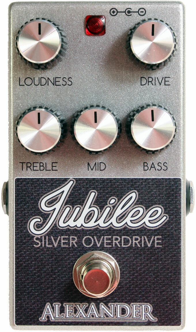 Alexander Pedals Jubilee Silver Overdrive - Overdrive, distortion & fuzz effect pedal - Main picture