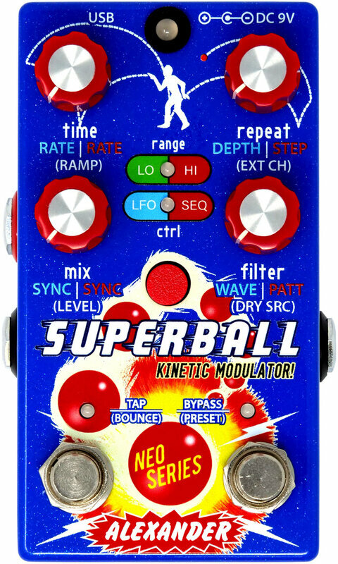 Alexander Pedals Superball Delay - Reverb, delay & echo effect pedal - Main picture