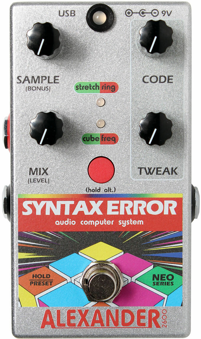 Alexander Pedals Syntax Error Audio Computer System - Modulation, chorus, flanger, phaser & tremolo effect pedal - Main picture