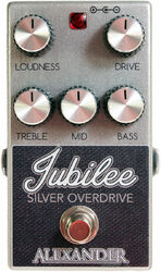 Overdrive, distortion & fuzz effect pedal Alexander pedals Jubilee Silver Overdrive
