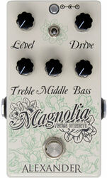 Overdrive, distortion & fuzz effect pedal Alexander pedals MAGNOLIA OVERDRIVE