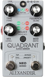 Reverb, delay & echo effect pedal Alexander pedals Quadrant