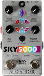 Reverb, delay & echo effect pedal Alexander pedals Sky 5000 Reverb & Delay