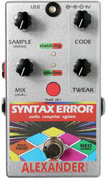 Modulation, chorus, flanger, phaser & tremolo effect pedal Alexander pedals Syntax Error