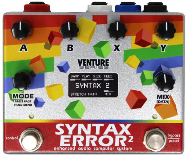 Modulation, chorus, flanger, phaser & tremolo effect pedal Alexander pedals Syntax Error 2