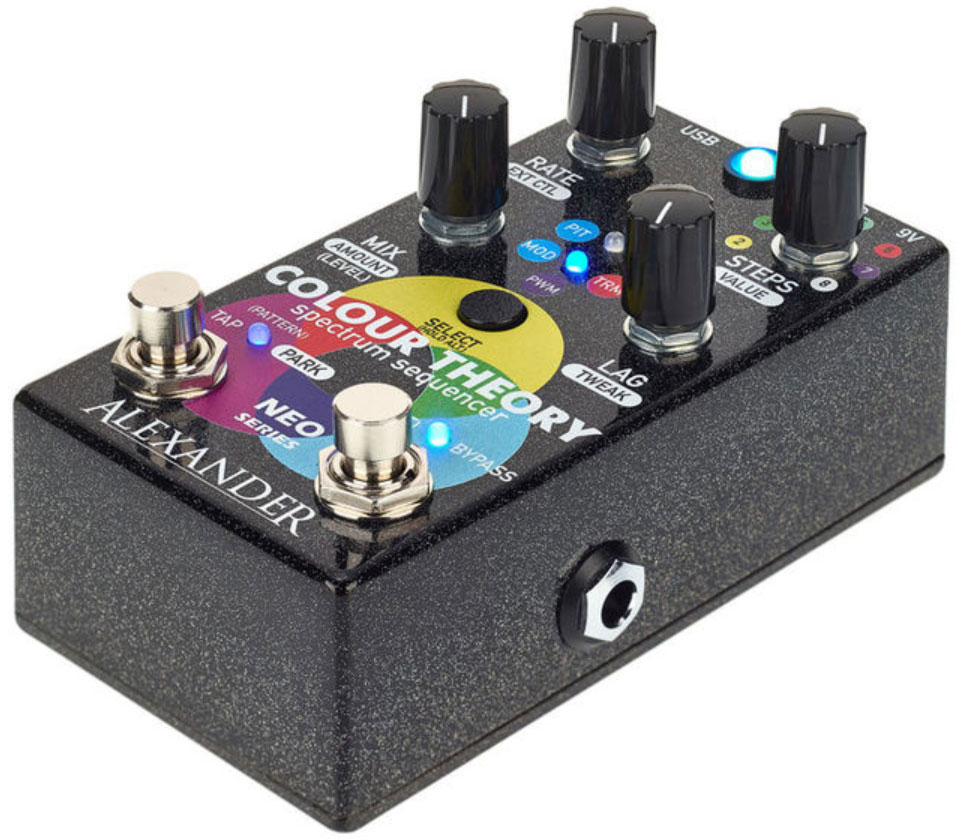 Alexander Pedals Colour Theory Spectrum Sequencer - Harmonizer effect pedal - Variation 1