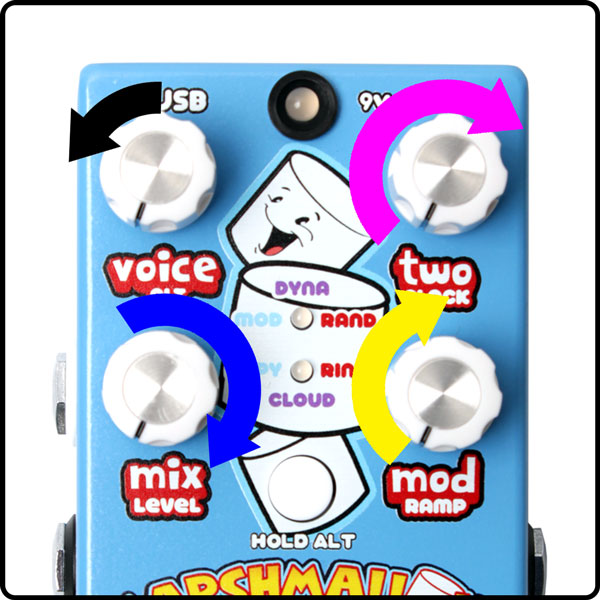 Alexander Pedals Marshmallow Pitch Modulation - Modulation, chorus, flanger, phaser & tremolo effect pedal - Variation 1