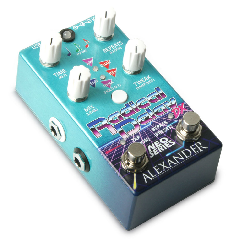 Alexander Pedals Radical Delay Dx - Reverb, delay & echo effect pedal - Variation 1