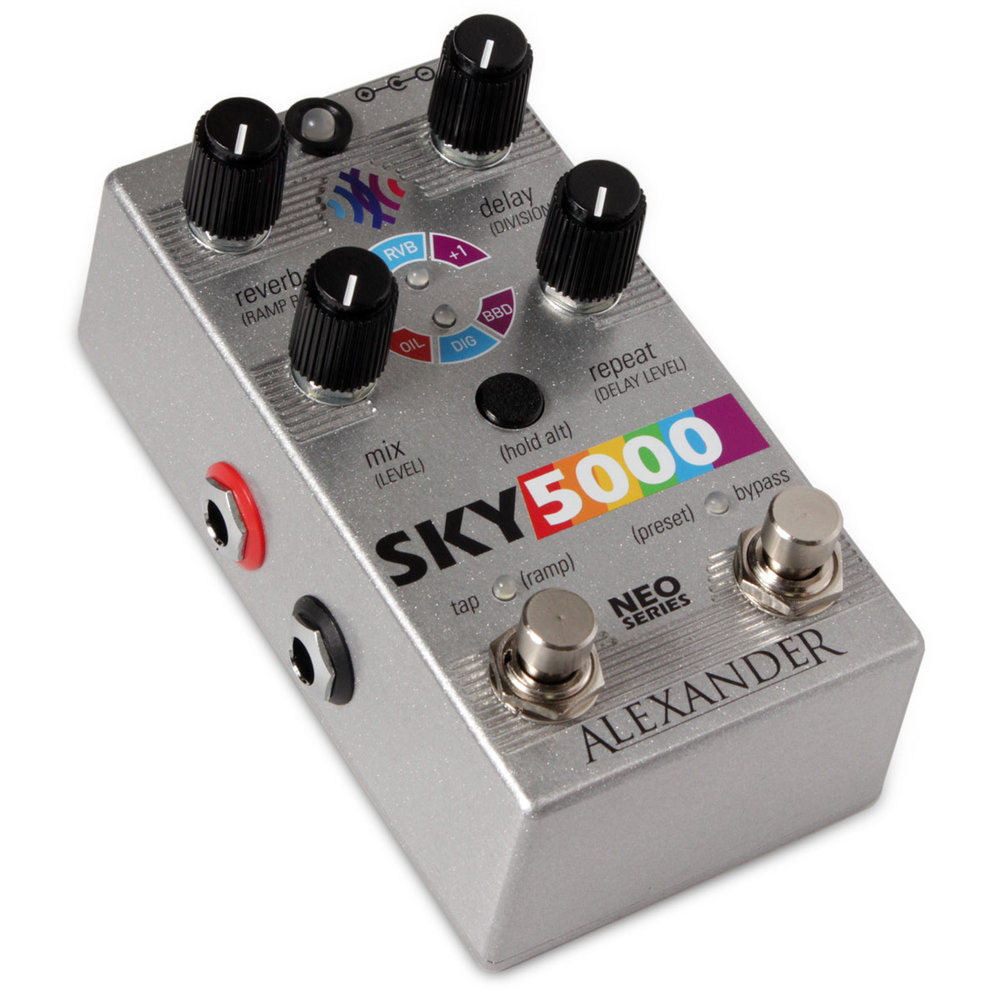 Alexander Pedals Sky 5000 Reverb & Delay - Reverb, delay & echo effect pedal - Variation 1